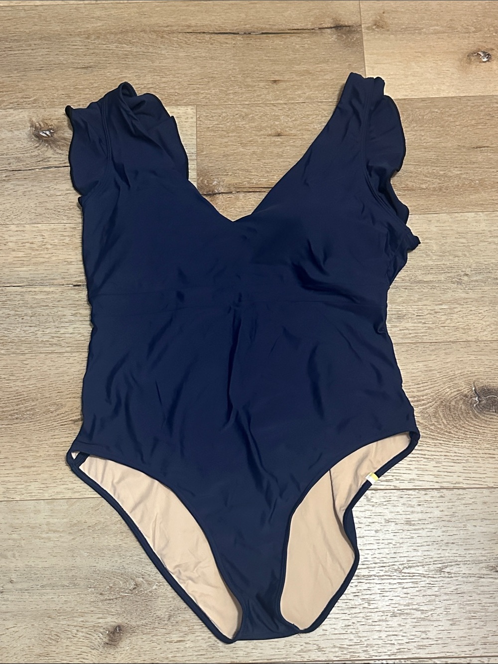 Summersalt Navy V-Neck One-Piece Swimsuit